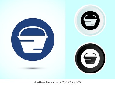 Basket icon design illustration, Shopping basket icon