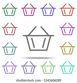 basket icon. Elements of autumn in multi color style icons. Simple icon for websites, web design, mobile app, info graphics