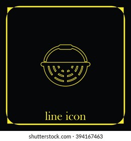 Basket icon. Flat illustration.