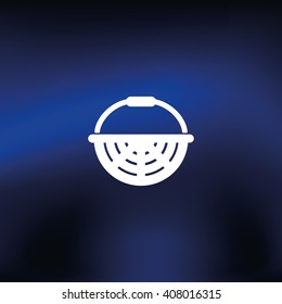 Basket icon. Flat illustration.