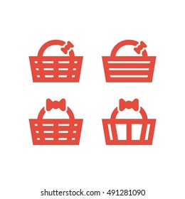 Basket Icon Graphic Set 