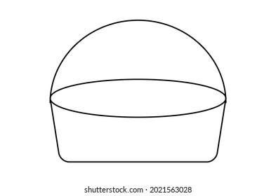 basket icon grocery icon design set simple baske