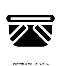 basket icon isolated sign symbol vector illustration - high quality black style vector icons
