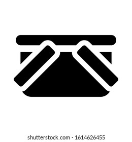 basket icon isolated sign symbol vector illustration - high quality black style vector icons
