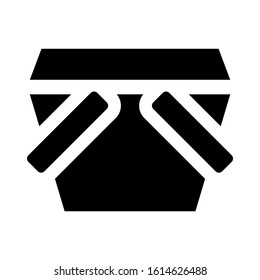 basket icon isolated sign symbol vector illustration - high quality black style vector icons
