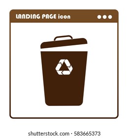 basket, icon for the landing page