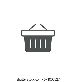 basket icon. sign design