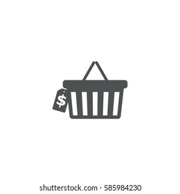 basket icon. sign design