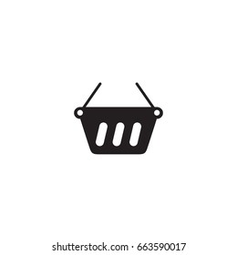 basket icon. sign design