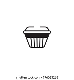 basket icon. sign design