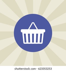 basket icon. sign design. background