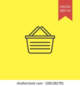 basket. basket icon. sign design. Vector EPS 10
