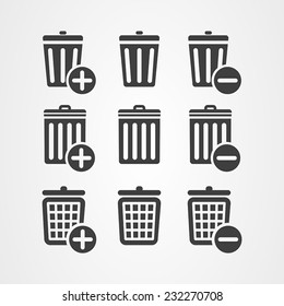 basket icon trash