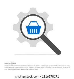 basket icon - vector icon