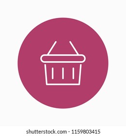 basket icon vector
