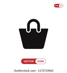 Basket icon vector