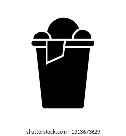basket icon vector