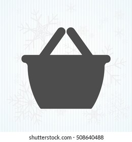 basket icon. vector