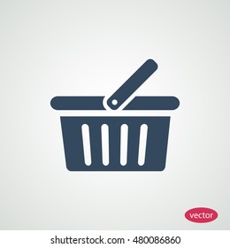 basket icon, vector best flat icon  EPS
