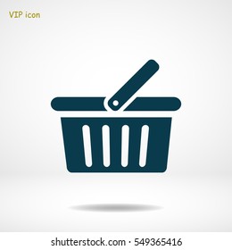 basket icon, vector best flat icon  EPS