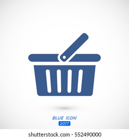 basket icon, vector best flat icon  EPS