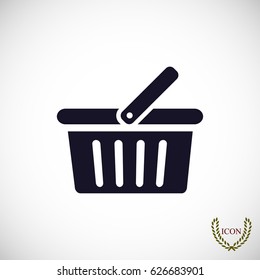 basket icon, vector best flat icon  EPS