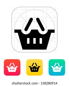 Basket icon. Vector illustration.