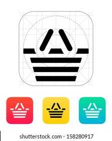 Basket icon. Vector illustration.