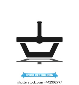 basket icon vector illustration EPS 10.