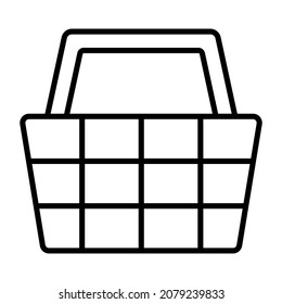 Basket icon vector image. Can also be used for web apps, mobile apps and print media.