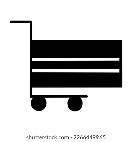 Basket icon vector. Shop cart illustration sign. Shop pacage symbol. Shoping logo.