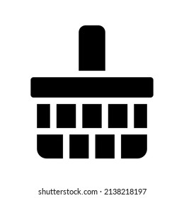 Basket Icon Vector Symbol Design Illustration