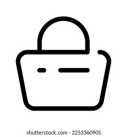 Basket Icon Vector Symbol Design Illustration