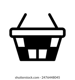 Basket Icon Vector Symbol Design Illustration