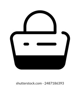 Basket Icon Vector Symbol Design Illustration