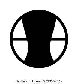 Ilustração de design de símbolo de vetor de ícone de cesta