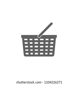 Basket icon vector in trendy flat style isolated on white background