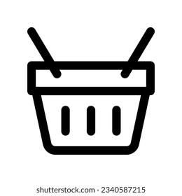 icono de cesta para tu diseño de sitio web, logotipo, aplicación, interfaz de usuario.