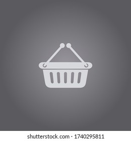 Basket icon.Shopping basket vector illustration.E-commerce symbol