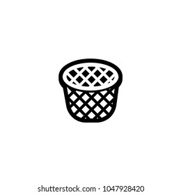 Basket icon.Vector basket illustration