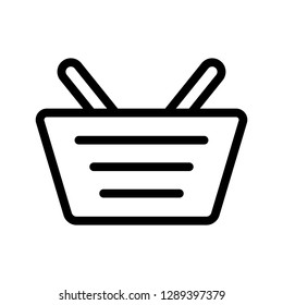 basket line icon 
