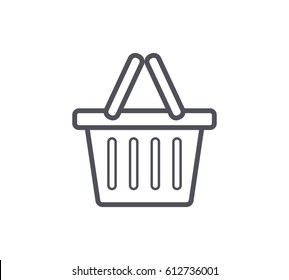 Basket Line Icon