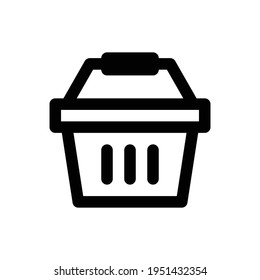 basket line icon. suitable for logo, illustration, etc.