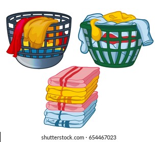 Laundry Basket Vector Files - Simple Modern SVG