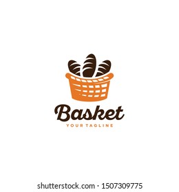 Basket Logo Design Vector Template