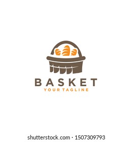 Basket Logo Design Vector Template