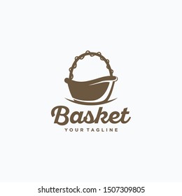 Basket Logo Design Vector Template