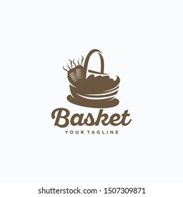 Basket Logo Design Vector Template