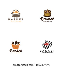 Basket Logo Design Vector Template