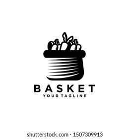 Basket Logo Design Vector Template